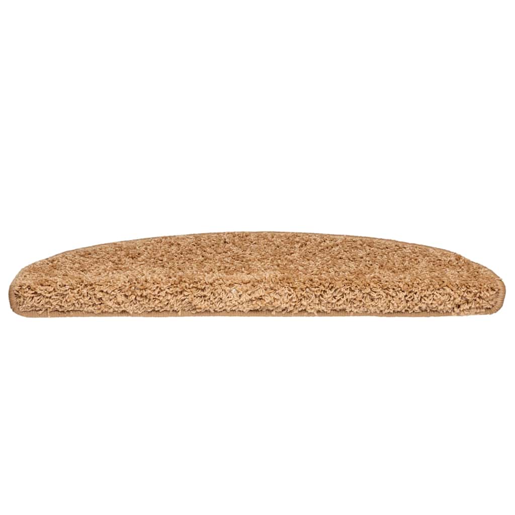 Stufenmatten 15 Stk. 56x17x3 cm Grau Halbrund