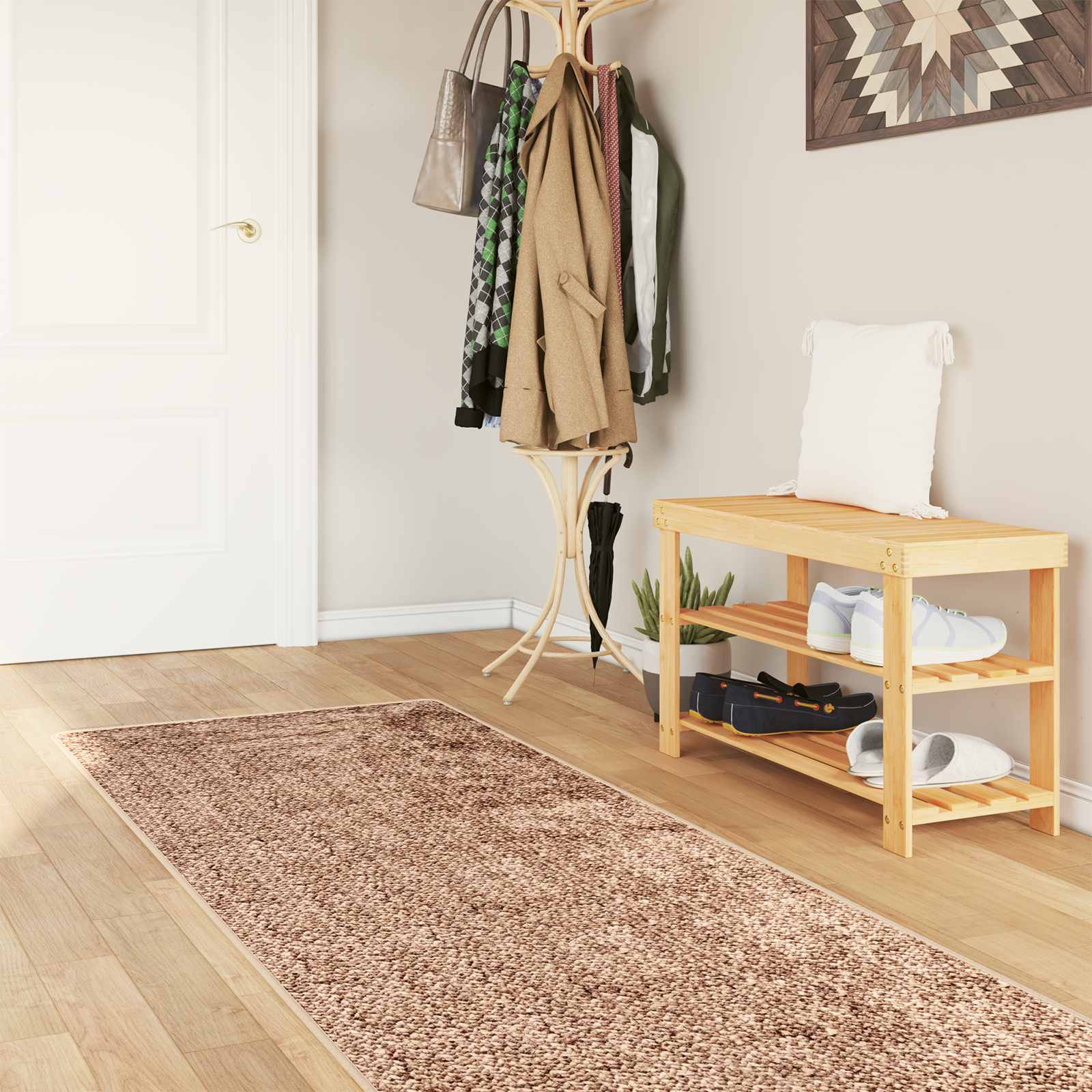 Teppich Waschbar Mehrfarbig 160x230 cm