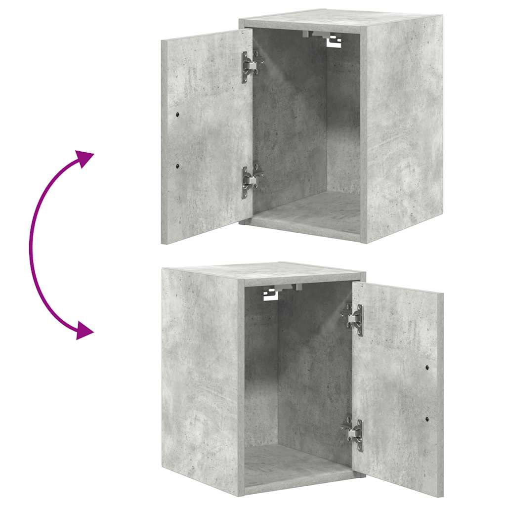 Garagenschränke 2 Stk. Schwarz Holzwerkstoff