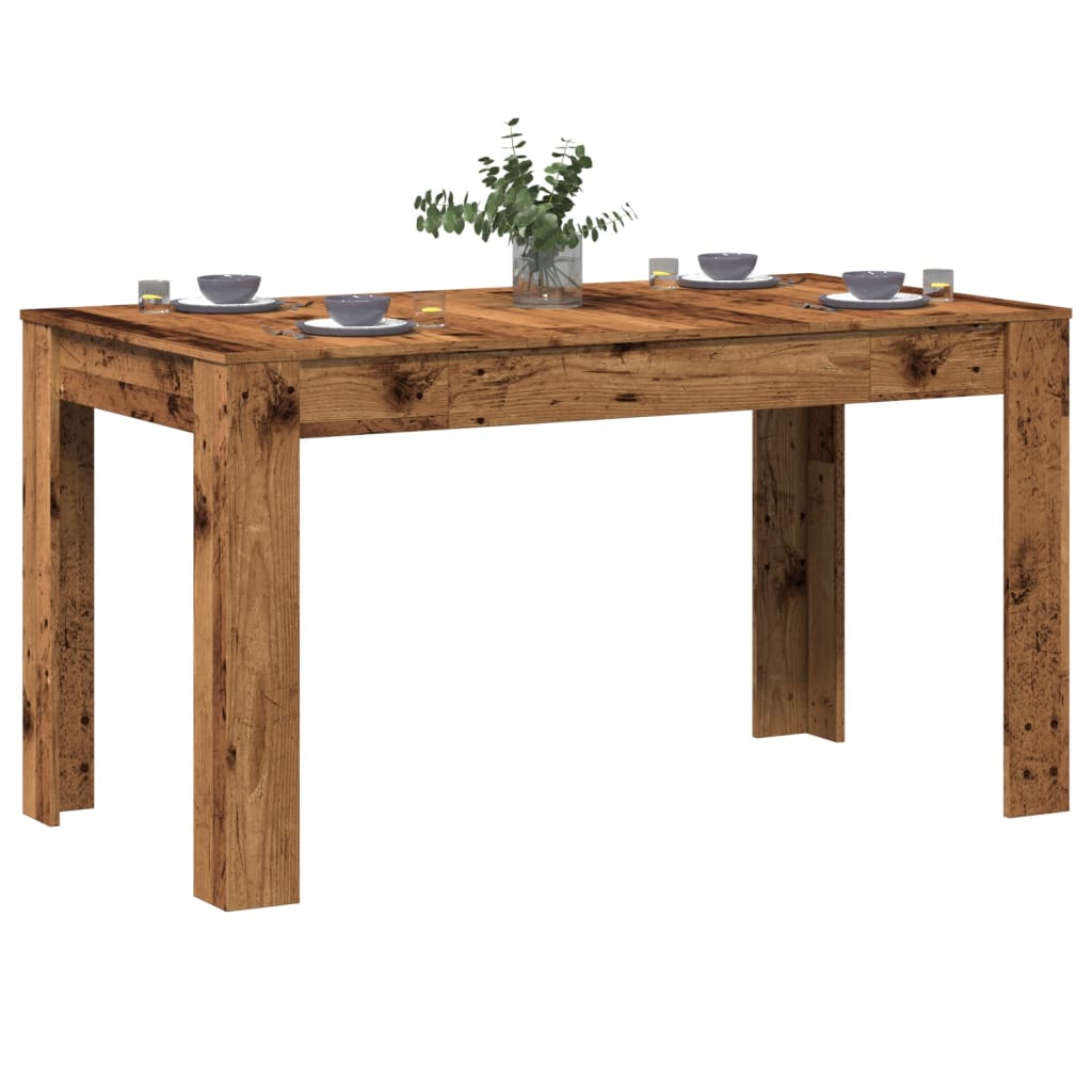 Esstisch Weiß 140x74,5x76 cm Holzwerkstoff