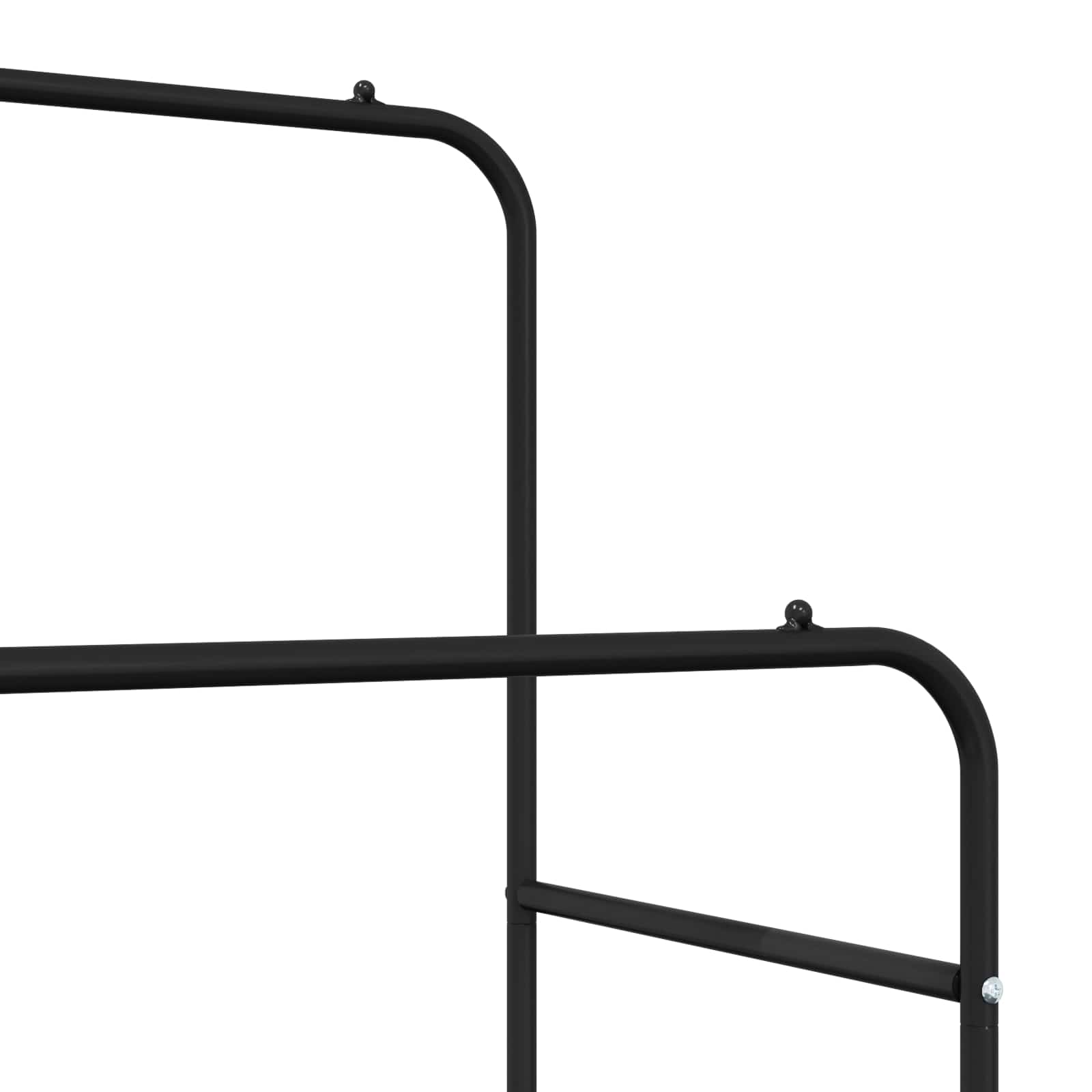 Kleiderständer Uni Schwarz 80 x 53 x 156 cm