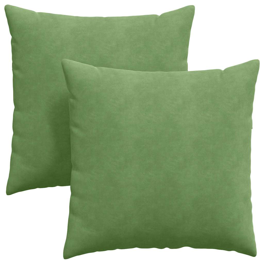 Sofakissen 2 Stück Blau 50 x 30 cm Cordstoff
