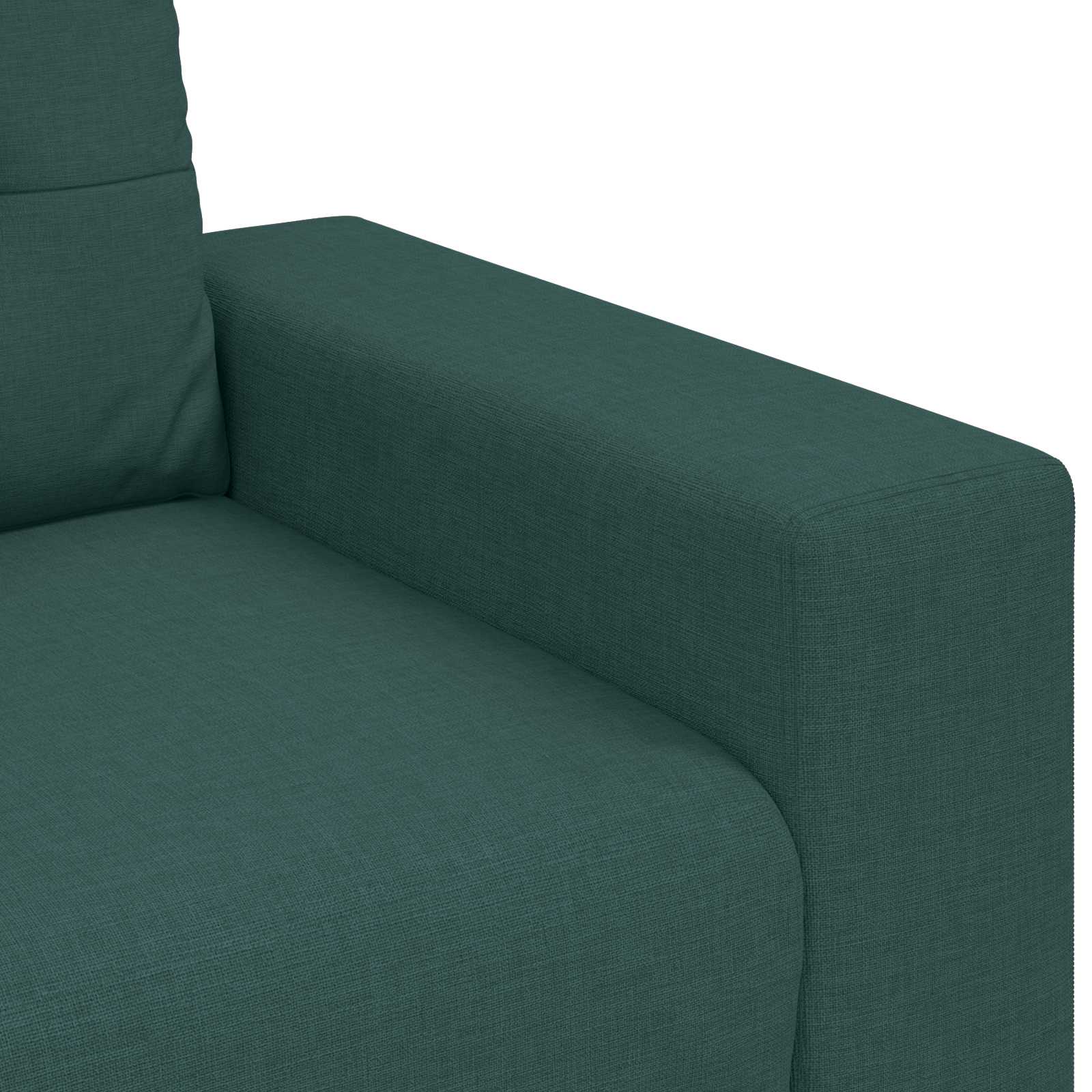 2-teiliges Sofa-Set mit Kissen, hellgrauer Stoff