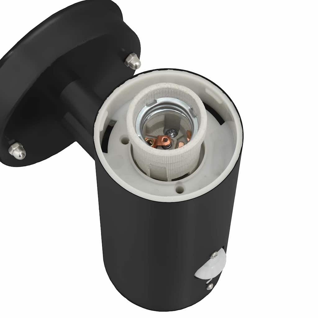 Außenwandleuchte Silber 15 x 7,5 x 33 cm Edelstahl und Plastik