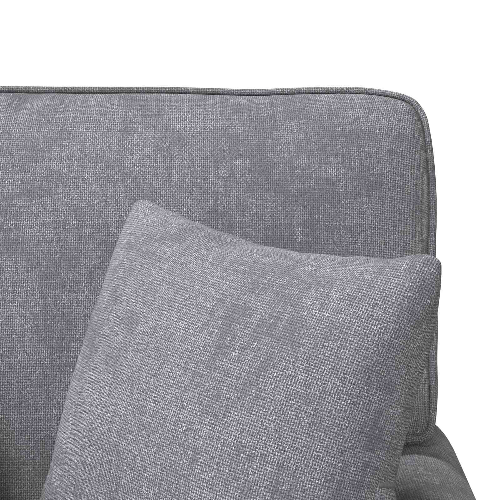 Chaise Lounge mit Rock mit Kissen Creme 157 x 91 x 91 cm ARES