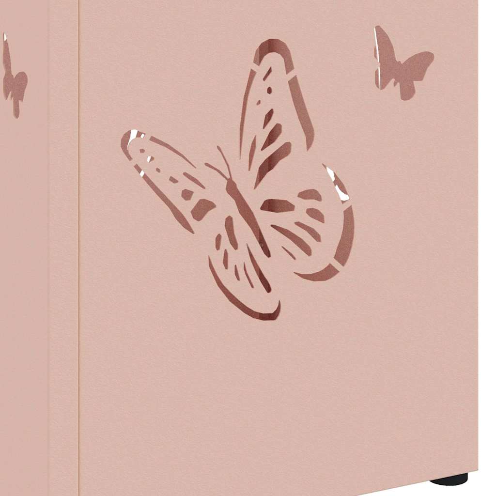 Regenschirmständer Schwarz 15,5 x 15,5 x 49 cm Stahl
