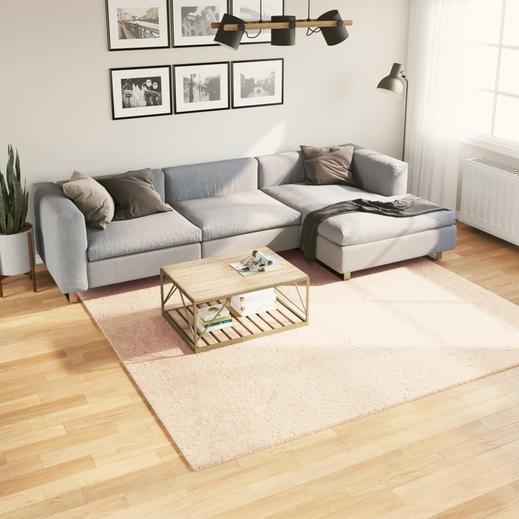 Teppich HUARTE Kurzflor Weich und Waschbar Anthrazit 60x110 cm