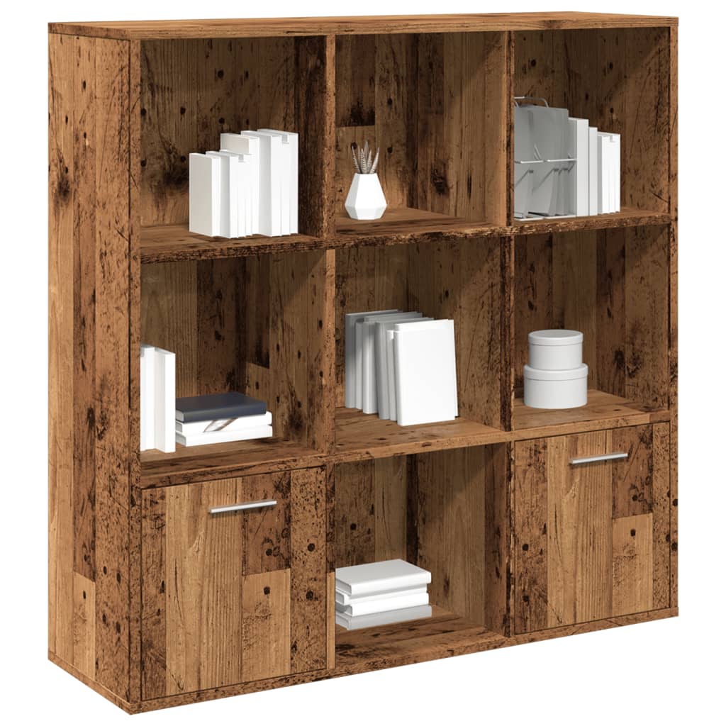 Bücherregal Weiß 98x30x98 cm Holzwerkstoff