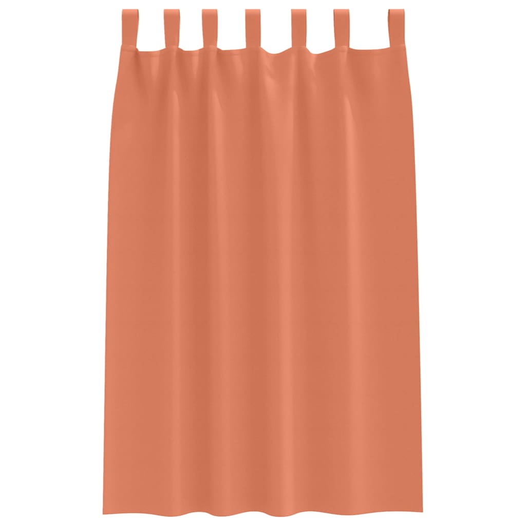 Verdunkelungs-Vorhänge mit Ringen 2 pcs Beige 140 x 140 cm