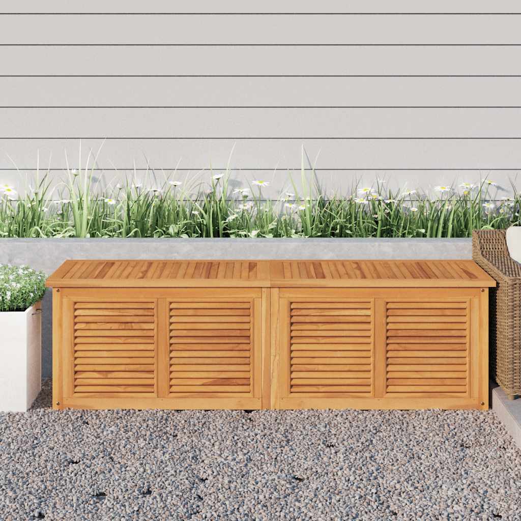 Gartenbox mit Beutel 60x50x58 cm Massivholz Teak