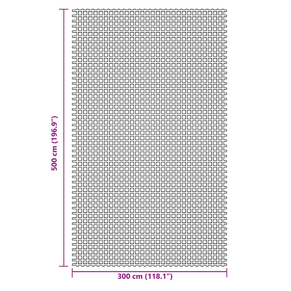 Zeltteppich Anthrazit 4x2 m