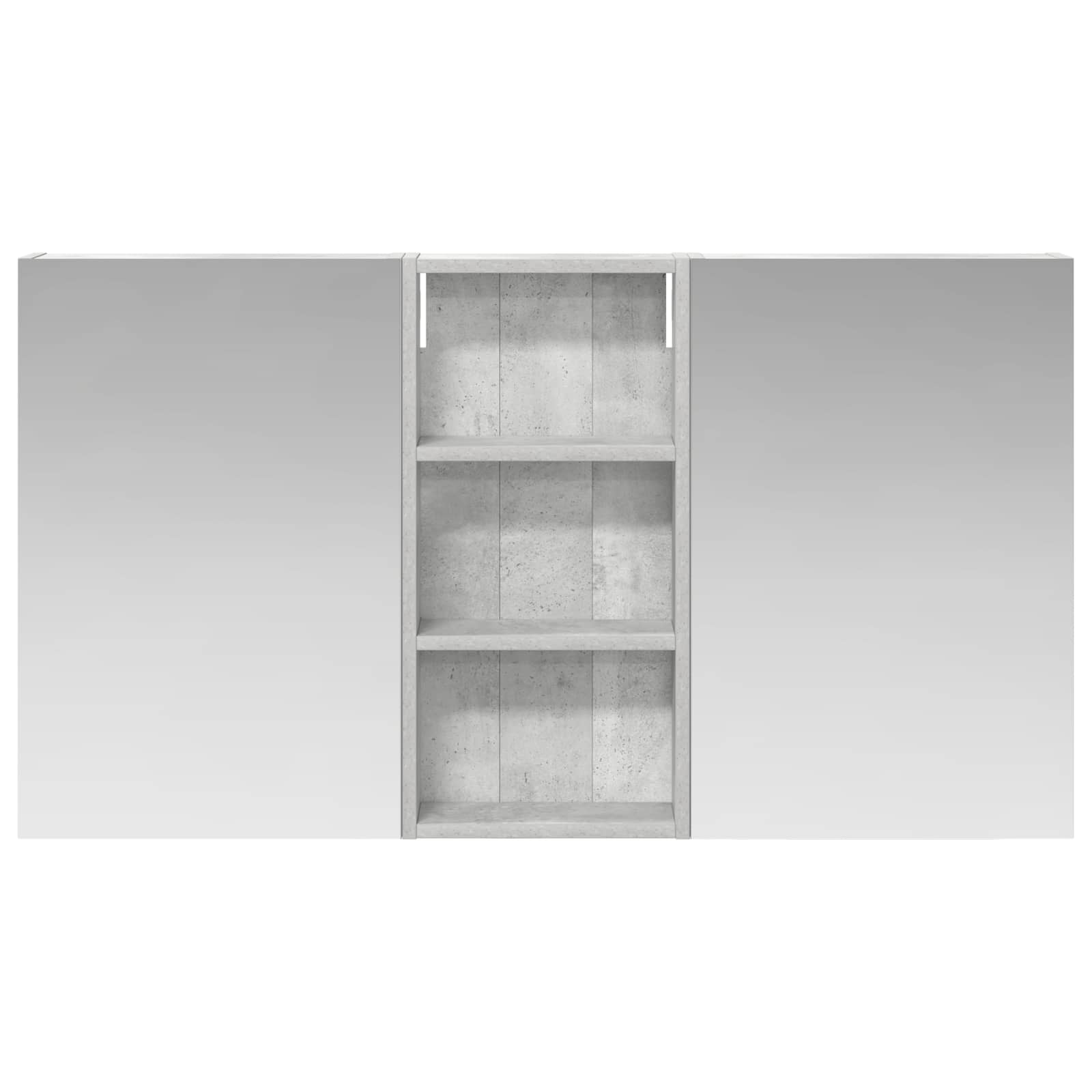 Badezimmerschrank-Set 3 pcs 80 x 10,5 x 50 cm Holzwerkstoff