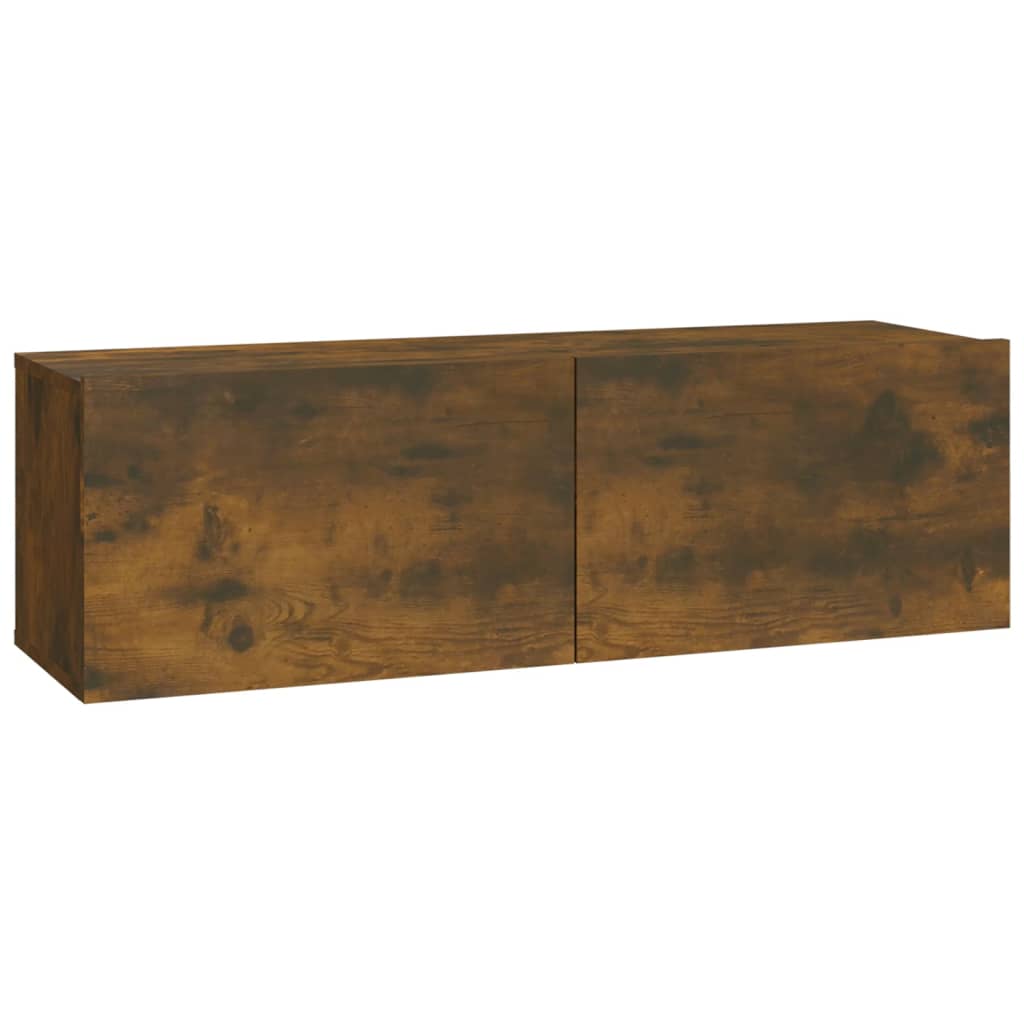 4-tlg. TV-Schrank-Set Weiß Holzwerkstoff