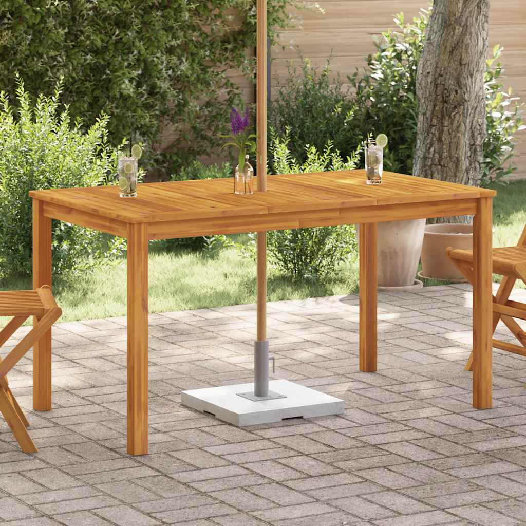 Garten-Esstisch 110x55x75 cm Massivholz Akazie
