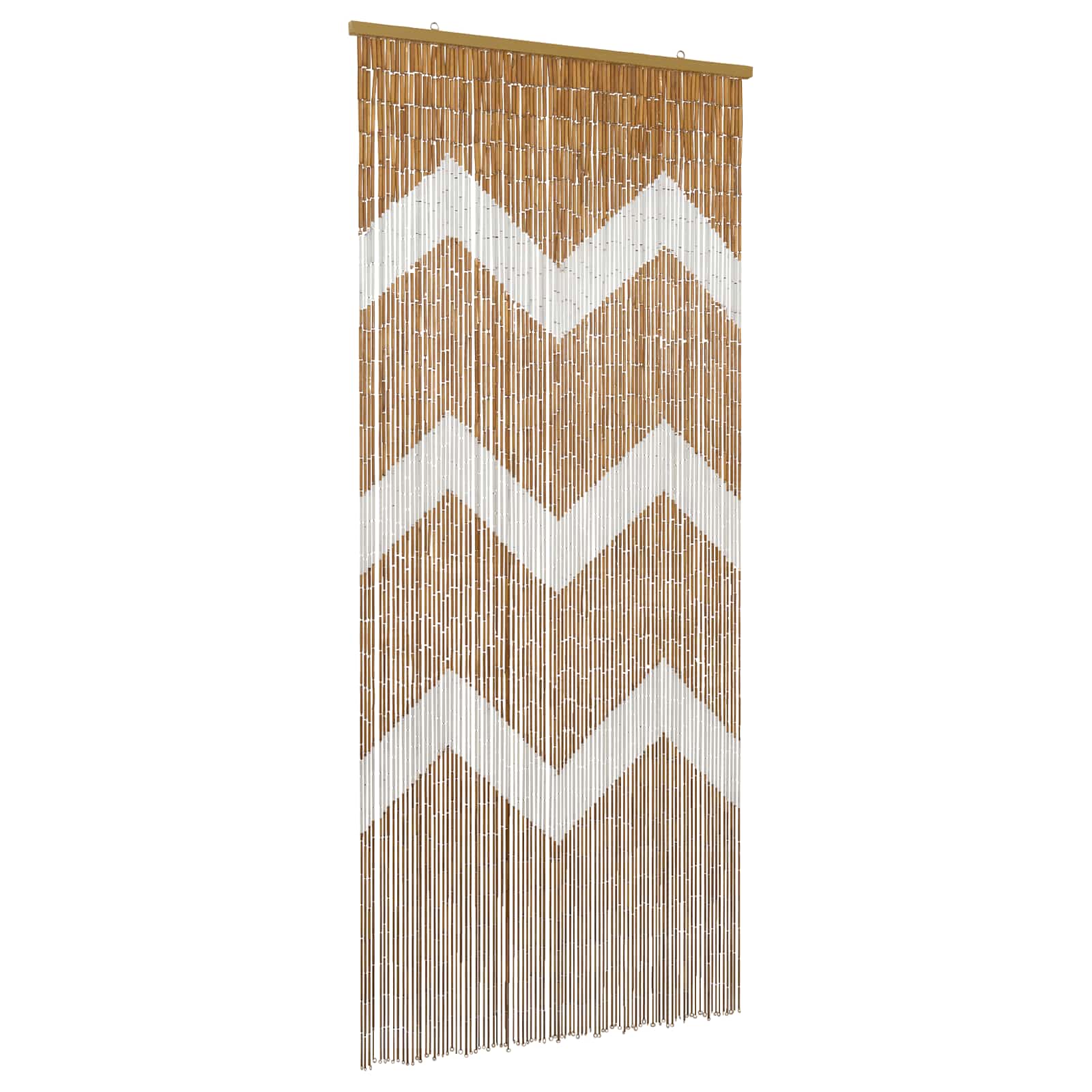 Insekten-Türvorhang Bambus Druck 90x220 cm Bambus