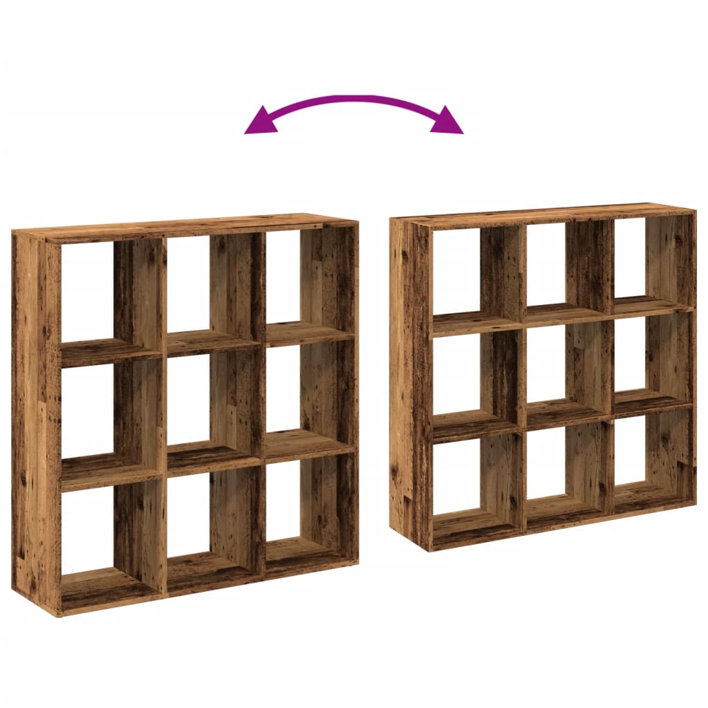 Bücherregal Weiß 137,5x29x137,5 cm Holzwerkstoff