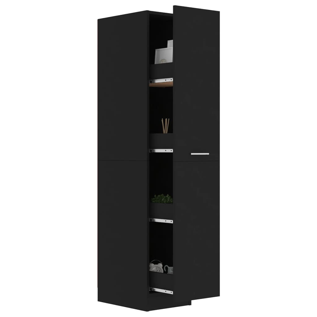 Apothekerschrank Weiß 30x42,5x150 cm Holzwerkstoff