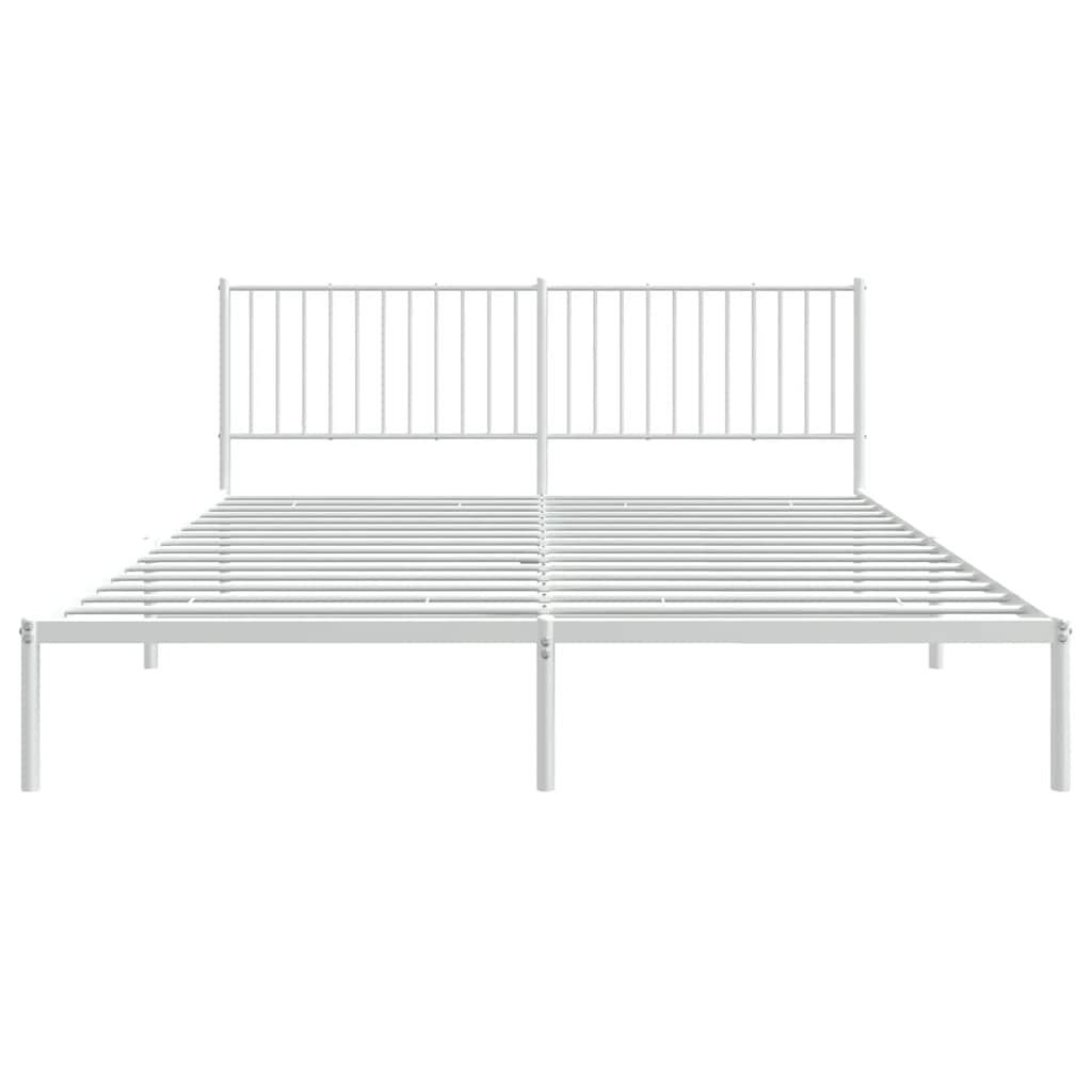 Bettgestell Metall Schwarz 75x190 cm