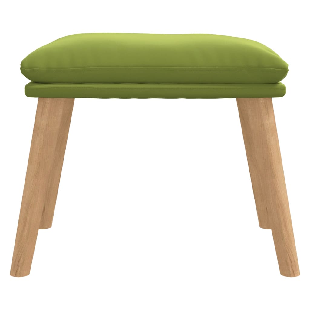 Fußhocker Hellgrau 45x29,5x35 cm Samt