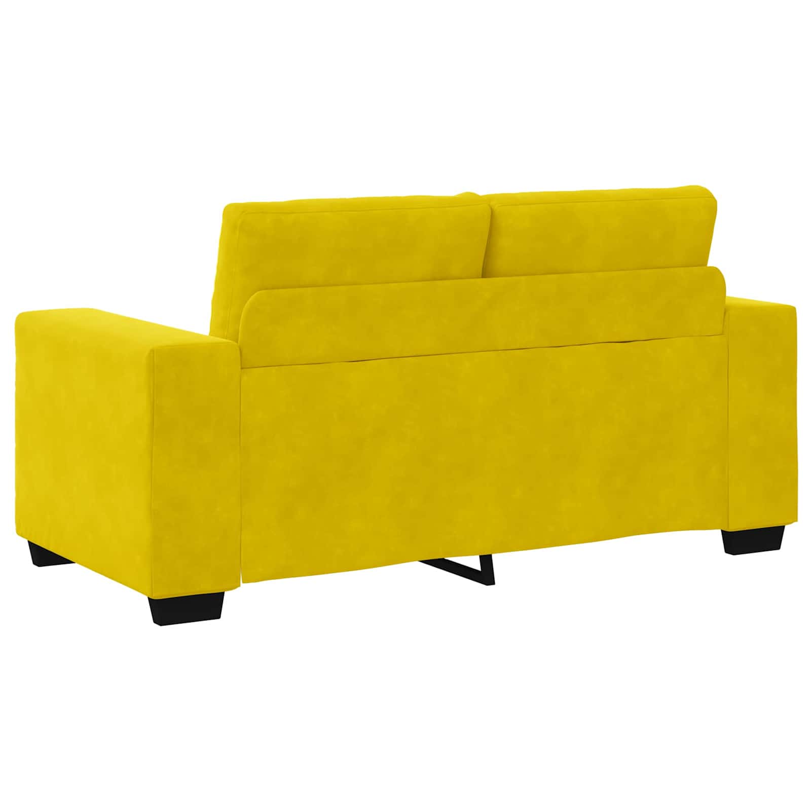 2-teiliges Sofa-Set mit Kissen, hellgrauer Samt
