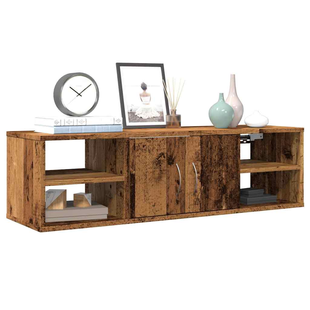 Wandregal Weiß 102x30x29 cm Holzwerkstoff