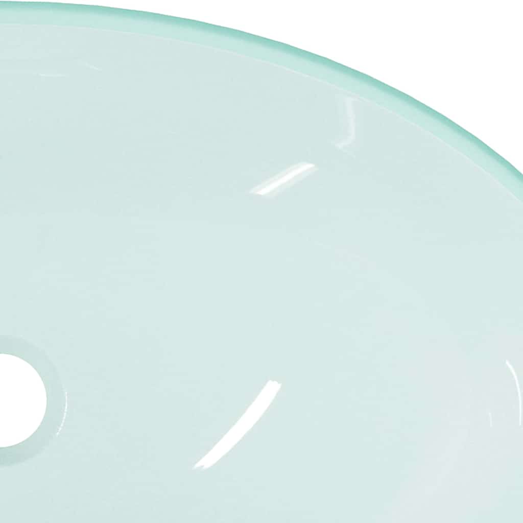 Waschbecken Hartglas 54,5x35x15,5 cm Transparent