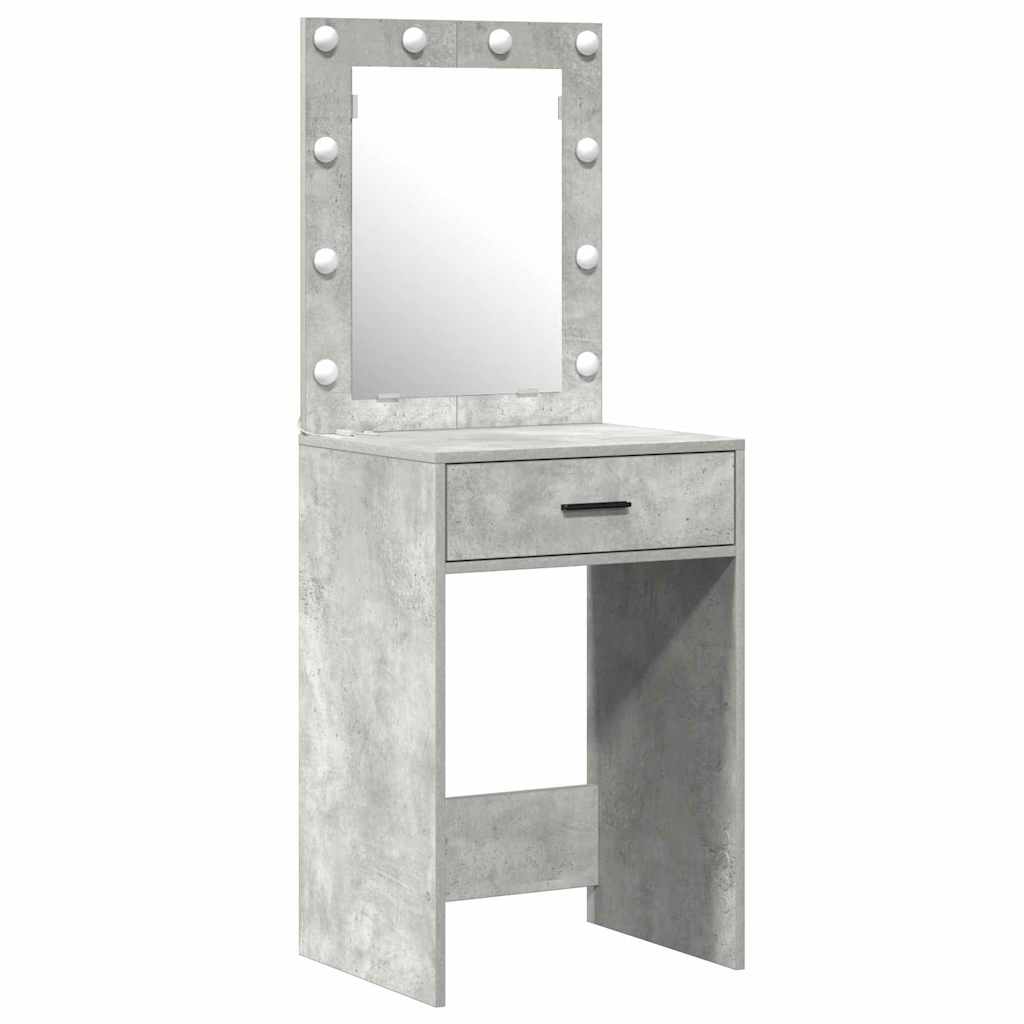Schminktisch mit Schubladen Weiß 50 x 41 x 135 cm Holzwerkstoff