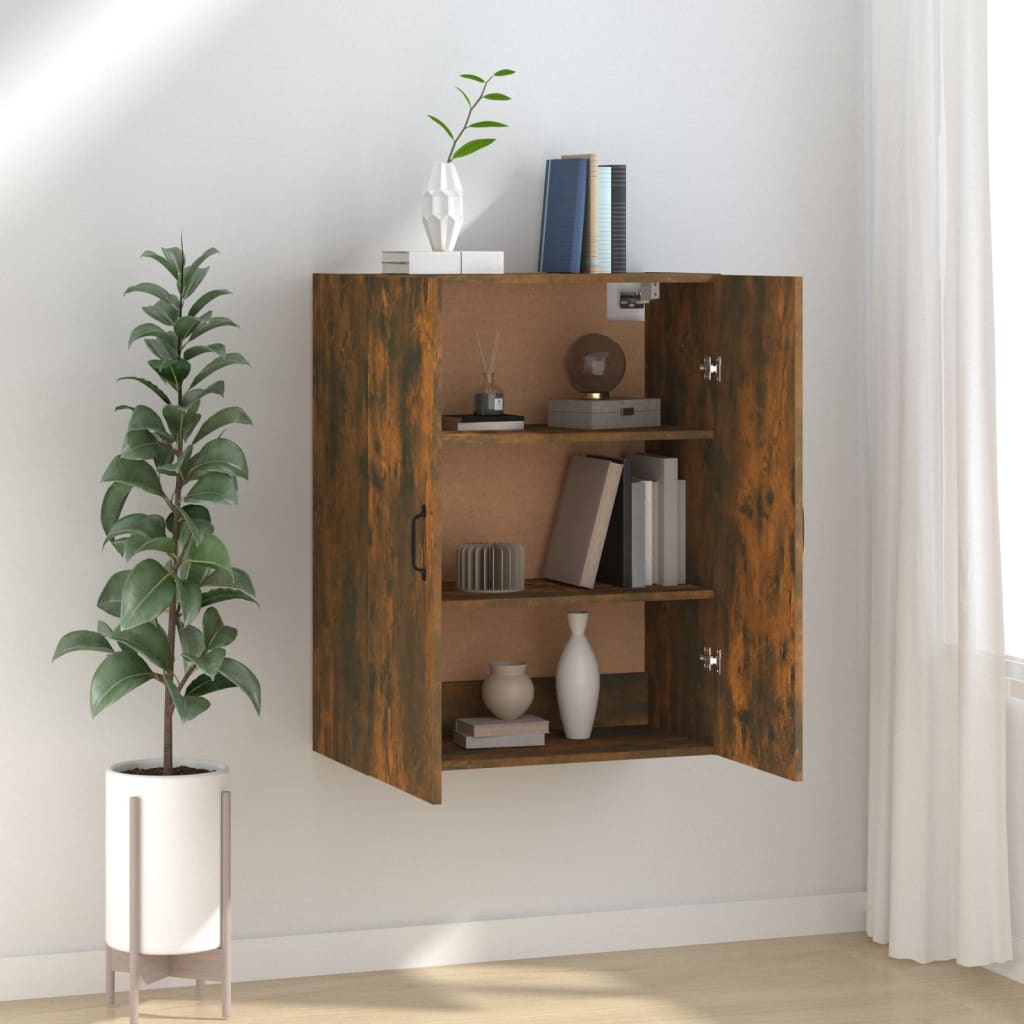 Hängeschrank Weiß 69,5x34x90 cm Holzwerkstoff