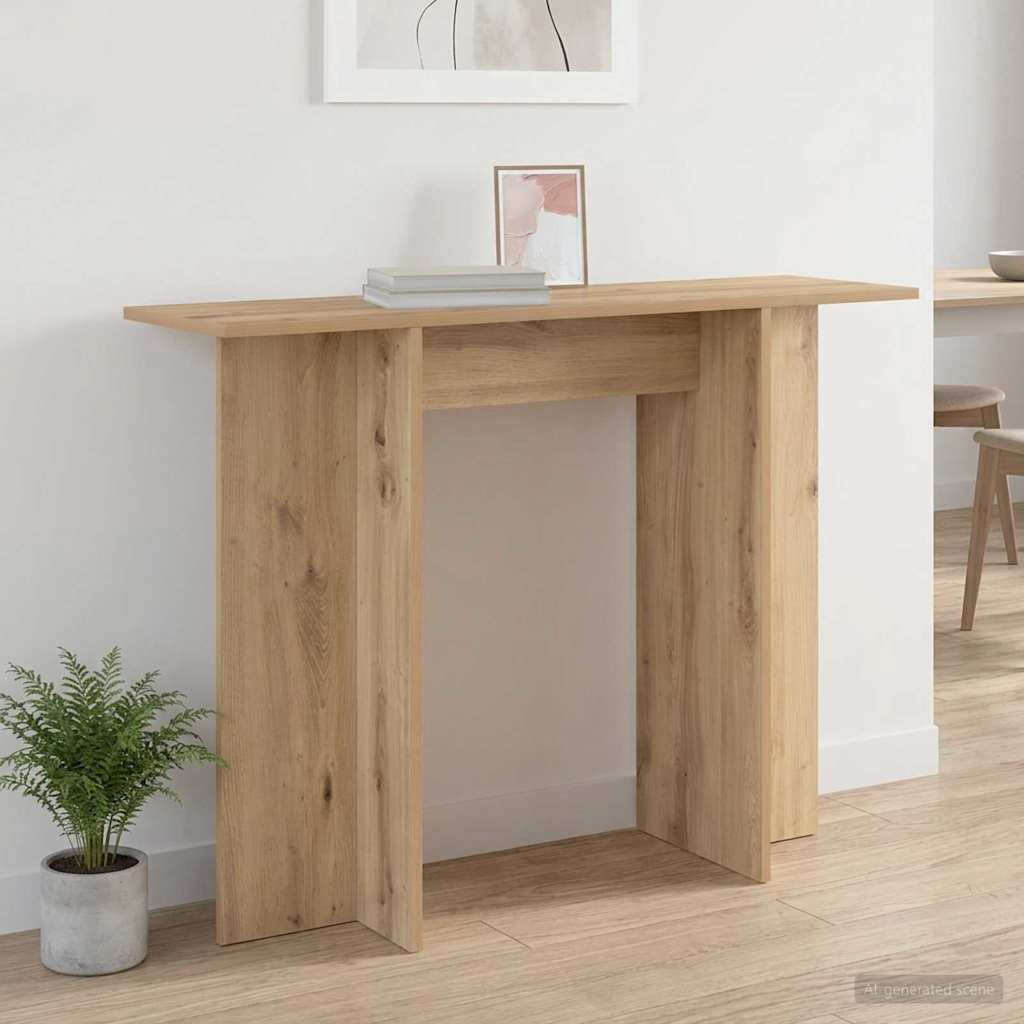 Konsolentisch Weiß 100 x 30 x 75 cm Holzwerkstoff