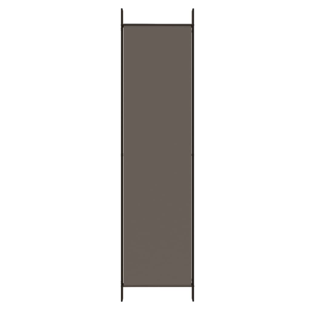 3-tlg. Paravent Schwarz 150x200 cm Stoff