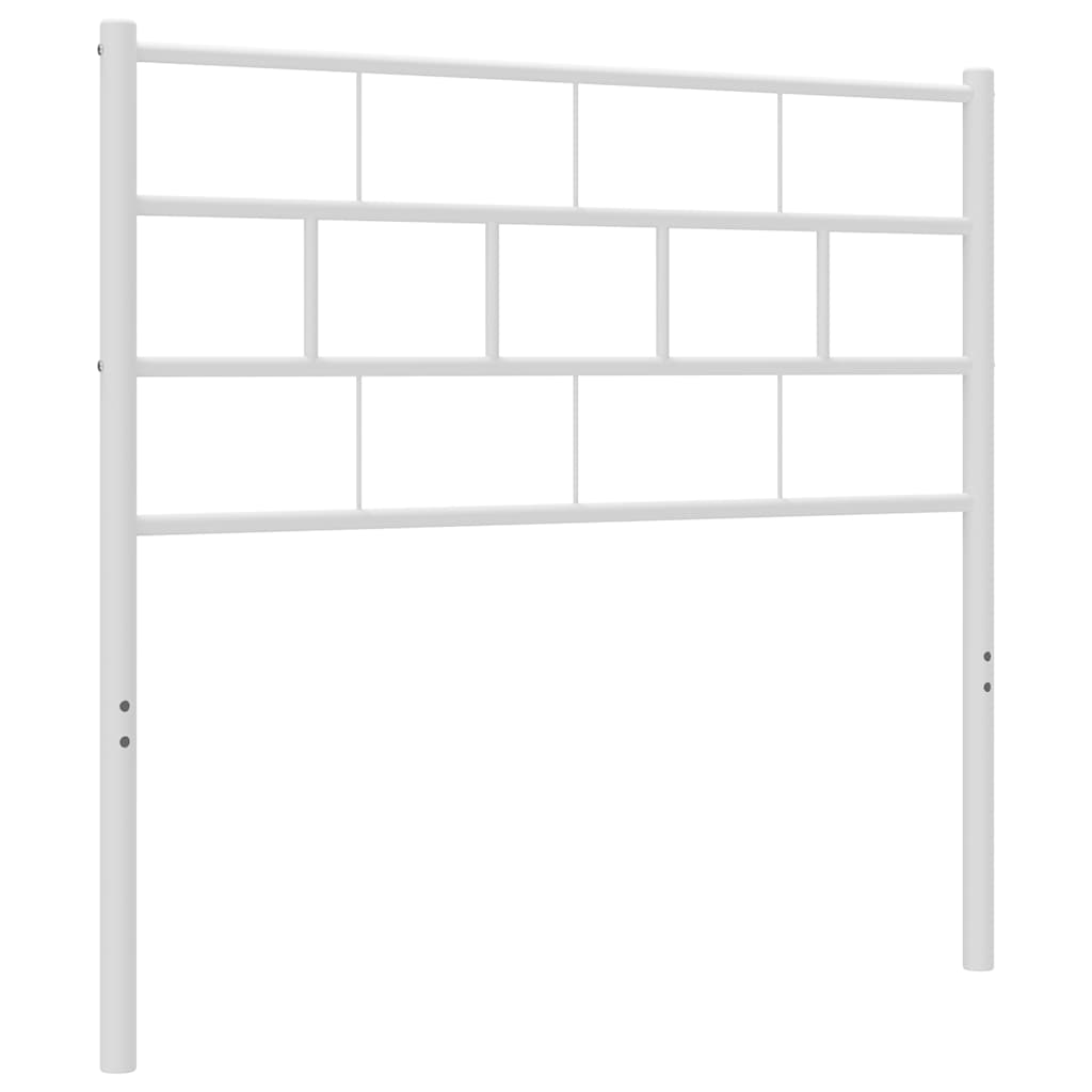 Ersatz-Kopfteil Metall Schwarz 100 cm