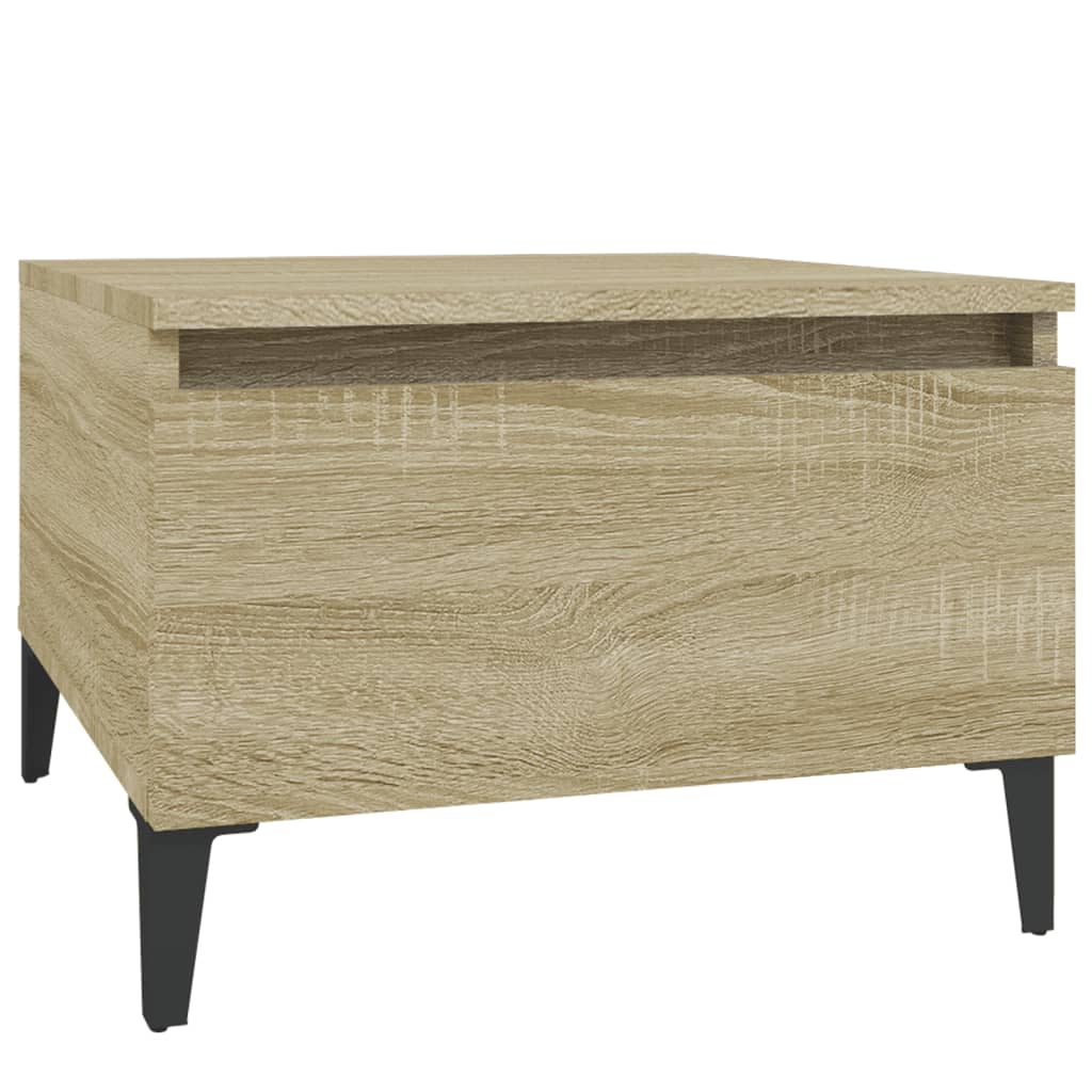 Beistelltisch Weiß 50x46x35 cm Holzwerkstoff
