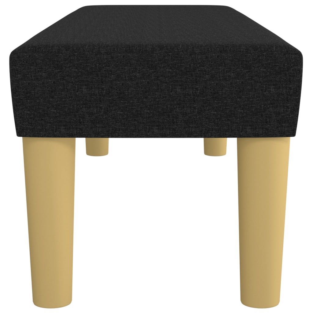 Sitzbank Hellgrau 70x30x30 cm Stoff