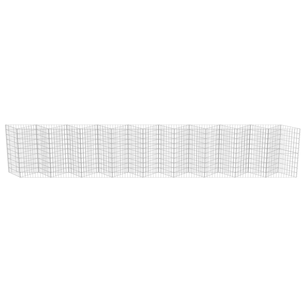 Gabionenwand Verzinkter Stahl 450×30×100 cm