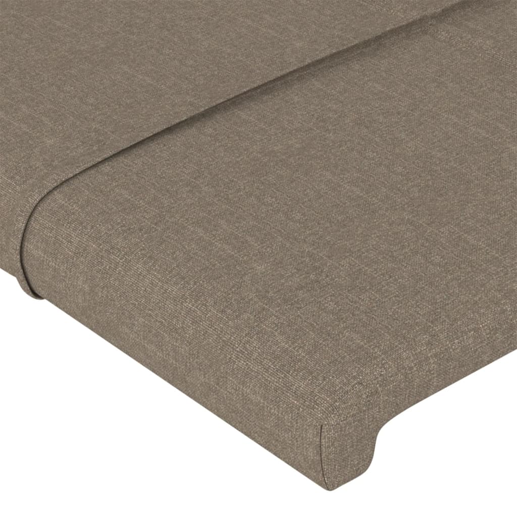 Kopfteil Hellgrau 80x5x118/128 cm Stoff