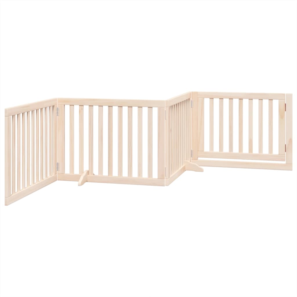 Hundegitter Faltbar 3 Paneele 150 cm Pappelholz