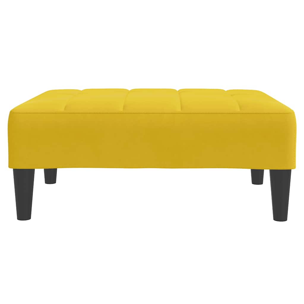 Fußhocker Blau 77x55x31 cm Samt