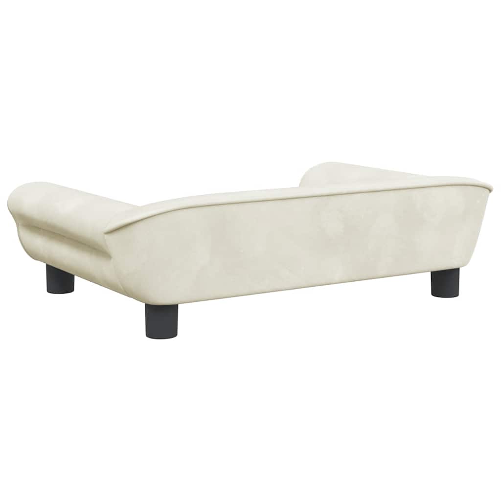 Hundebett Blau 100x50x21 cm Samt