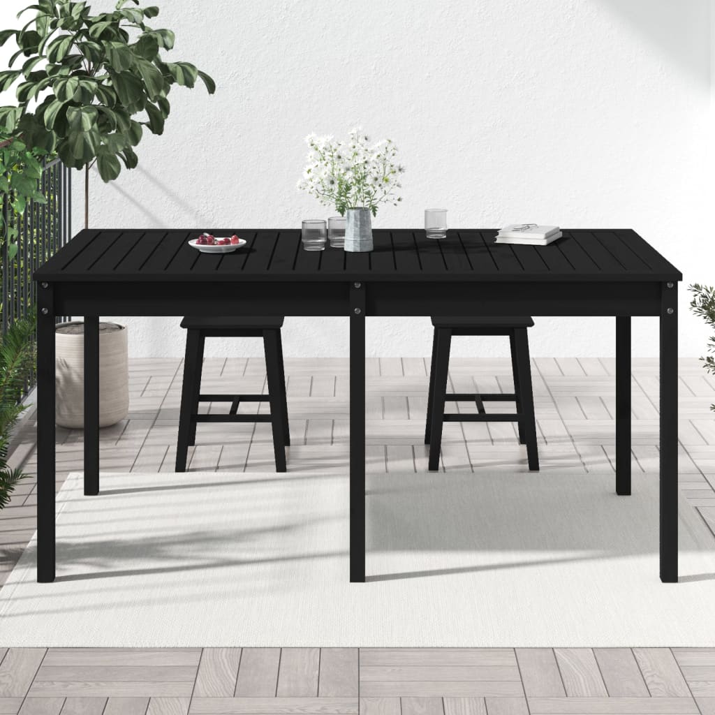 Gartentisch 82,5x82,5x76 cm Massivholz Kiefer