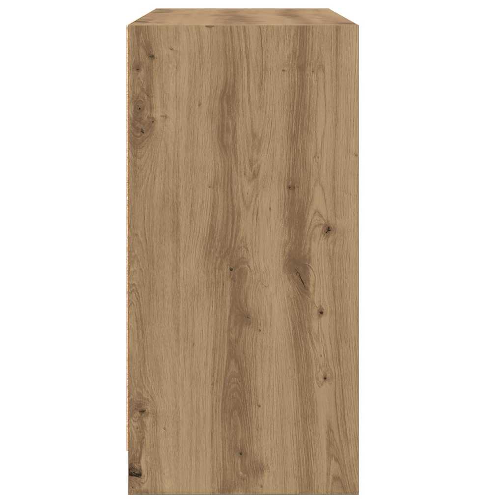 Bücherschrank mit Türen Weiß 204x37x75 cm Holzwerkstoff