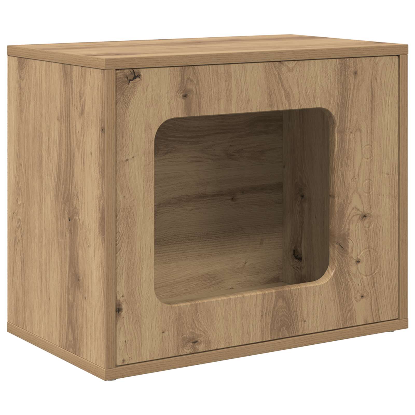 Katzenhaus Weiß 51 x 30 x 42 cm Holzwerkstoff