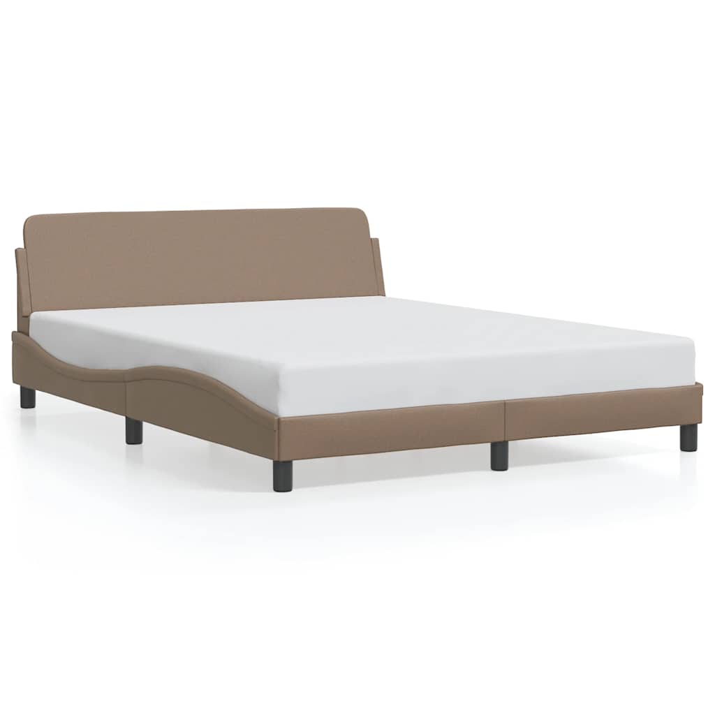 Bettgestell "Dover" Schwarz 80x200 cm Kunstleder