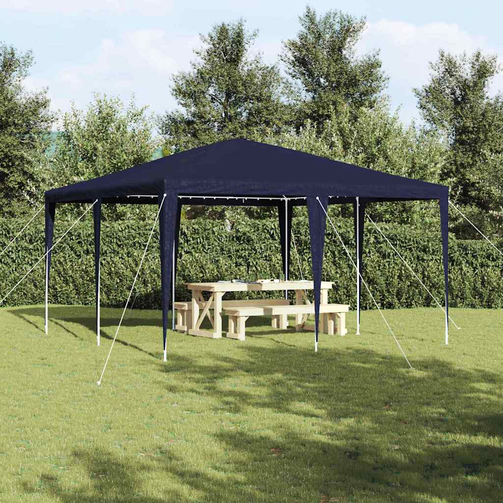 Party-Zelt Weiß 400 x 400 x 266 cm Polyethylen und Stahl