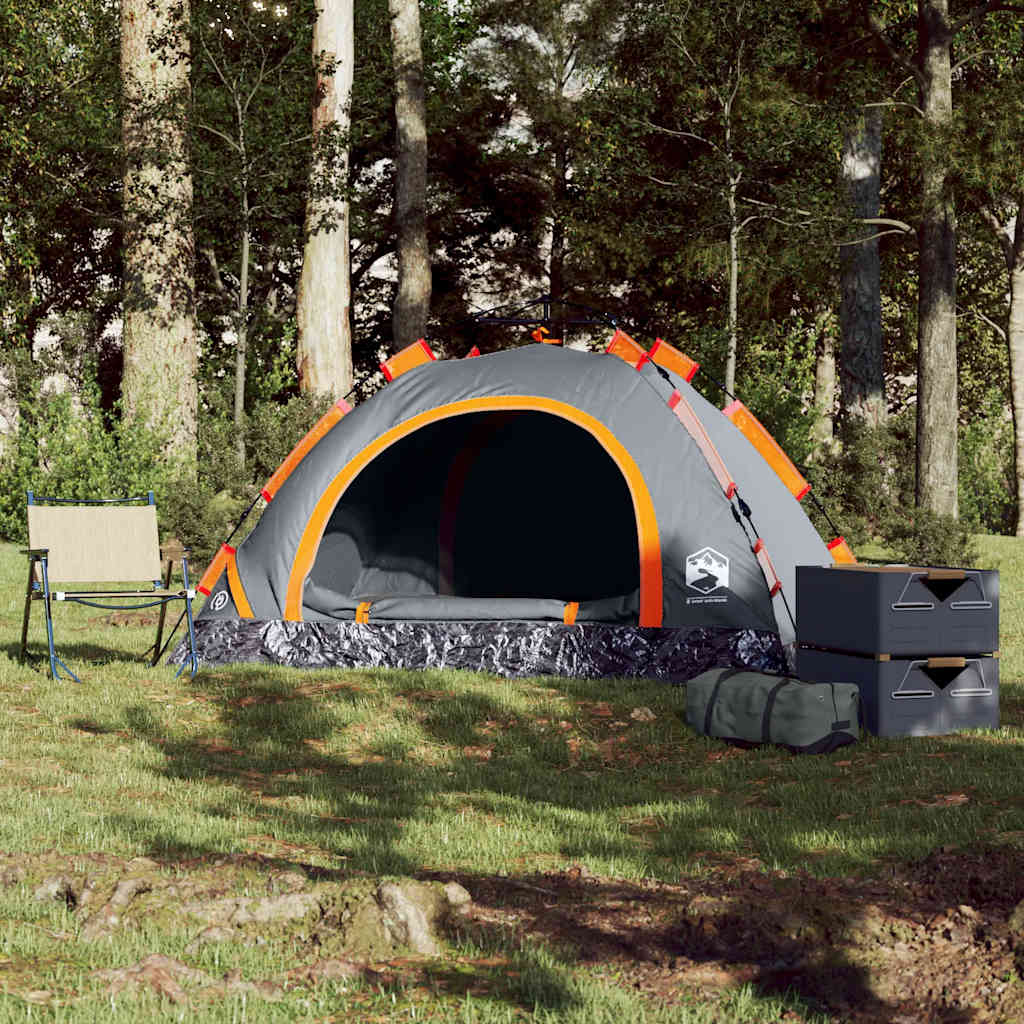 Campingzelt 2 Personen Grün Quick Release
