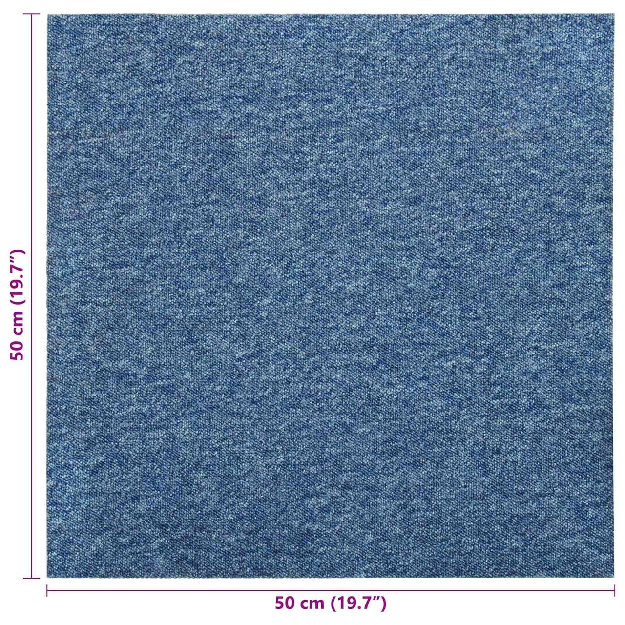 Teppich 20 pcs Gestreiftes Anthrazit 50 x 50 cm
