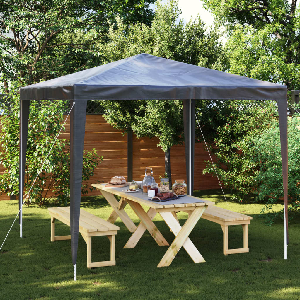 Party-Zelt 200 x 200 x 240 cm Rot PE und Stahl
