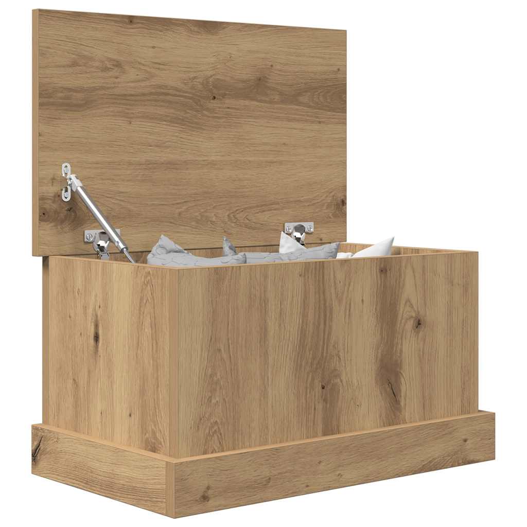 Aufbewahrungsbox Weiß 50 x 30 x 28 cm Holzwerkstoff