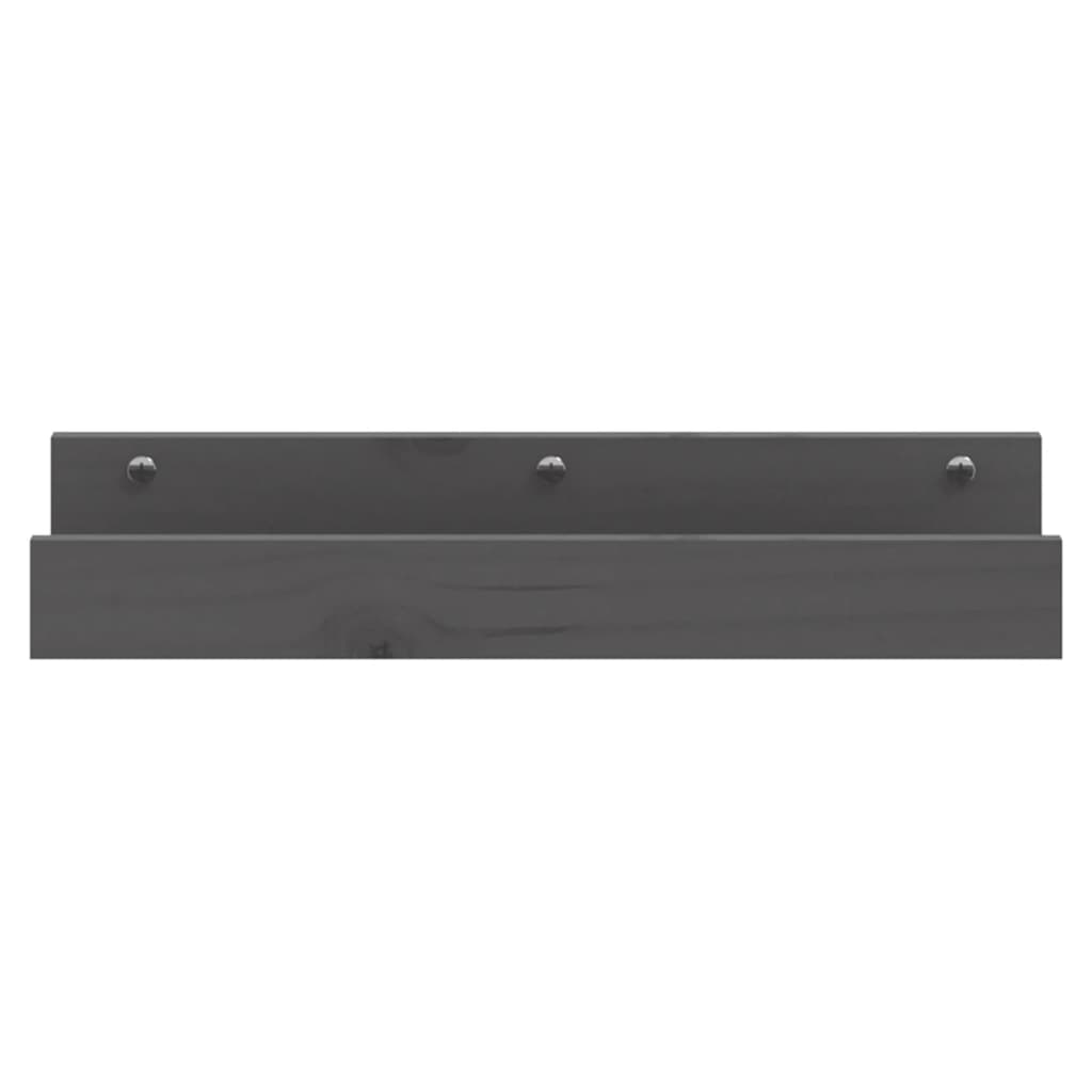 Wandregale 2 Stk. 50x12x9 cm Massivholz Kiefer
