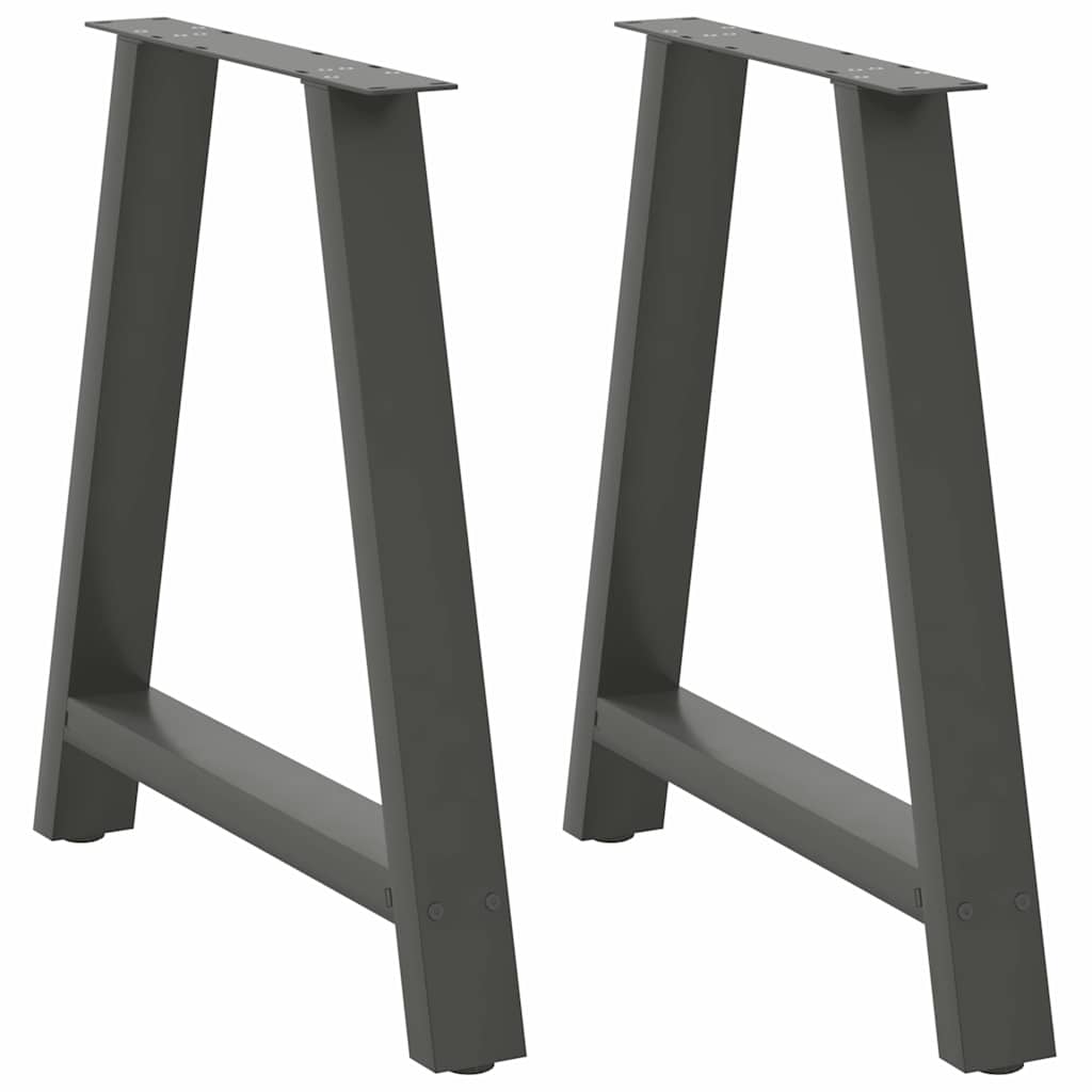 Couchtischbeine A-Form 2 Stk. 30x(30-31) cm Stahl