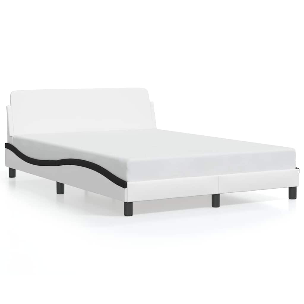 Bettgestell "Dover" Schwarz 80x200 cm Kunstleder